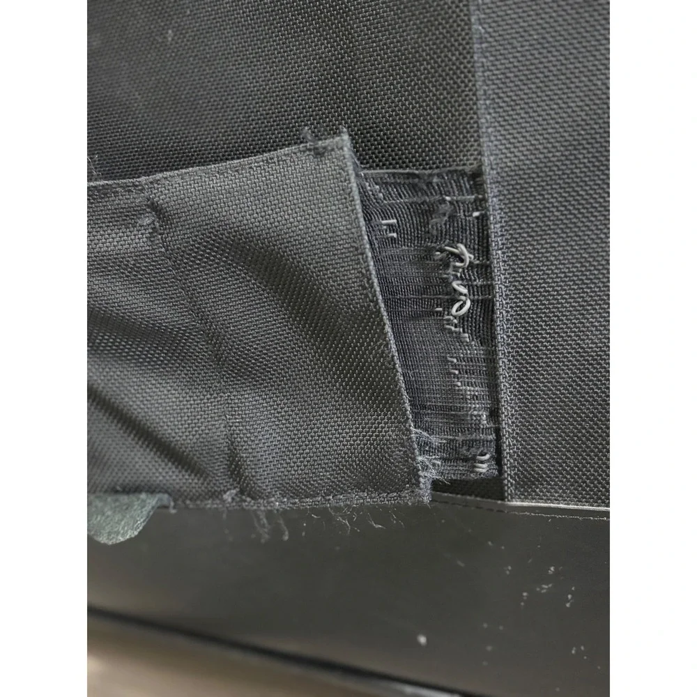 Tumi Alpha Deluxe Wheeled Briefcase‎ Black Ballistic Nylon Laptop Bag 2207D3